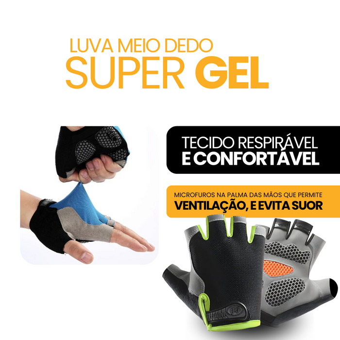 O gel intercepta antes do nervo