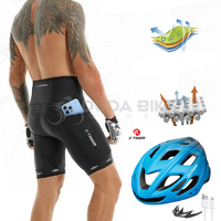 Bermuda Preta + Capacete Azul