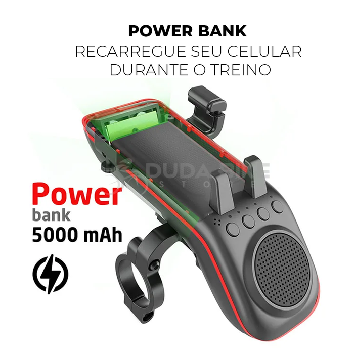 3. A bateria alimenta tudo e o celular