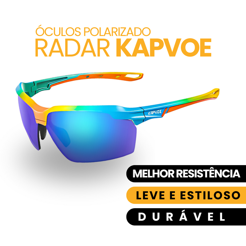 Óculos Polarizado Radar Kapvoe | BRINDE LUVA SUPERGEL