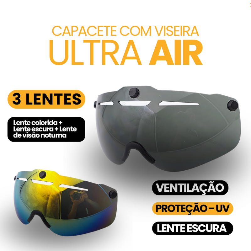 Capacete UltraAir com Viseira