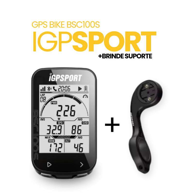 GPS Bike Bsc100s IgpSport | Brinde Suporte