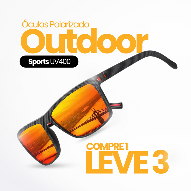 Óculos Polarizado Outdoor Sports UV400 | COMPRE 1 LEVE 3