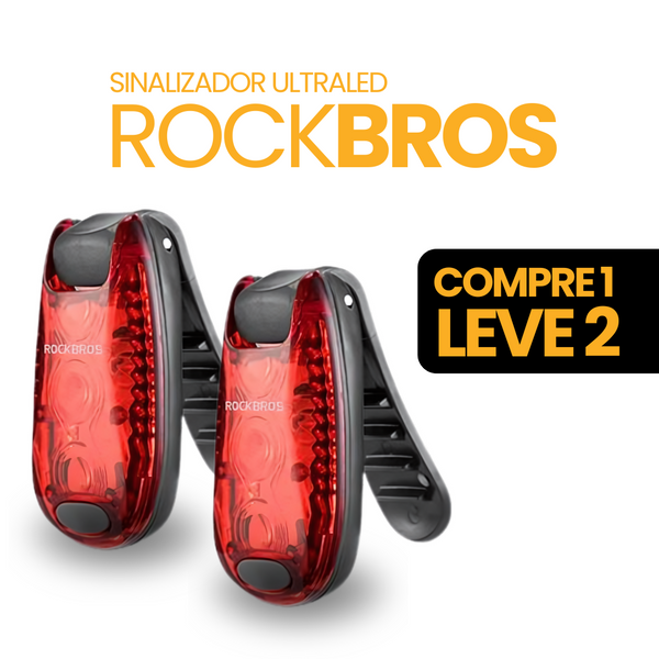 Sinalizador Ultraled ROCKBROS | COMPRE 1 LEVE 2