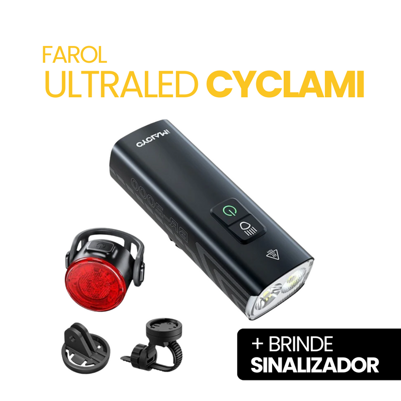 Farol Ultraled Cyclami + Sinalizador | BRINDE EXCLUSIVO ESQUENTA BLACK