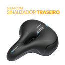 Selim com Sinalizador Traseiro | + BRINDE EXCLUSIVO