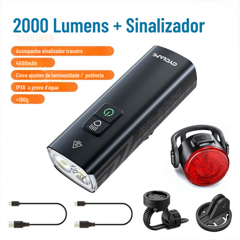 Farol Ultraled Cyclami + Brinde Sinalizador