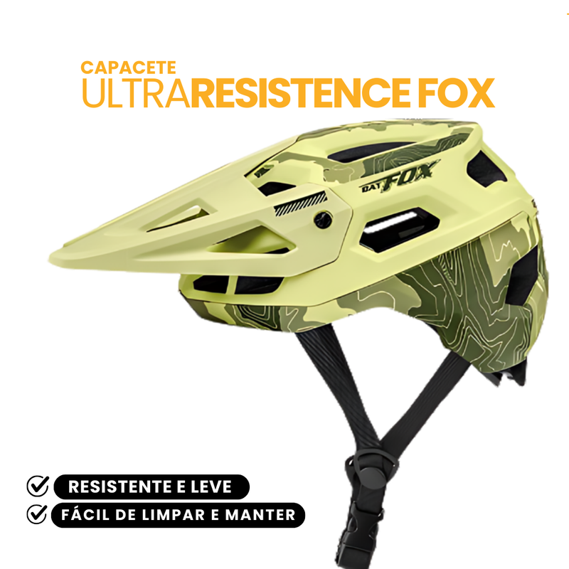 Capacete UltraResistence Fox + BRINDE BANDANA