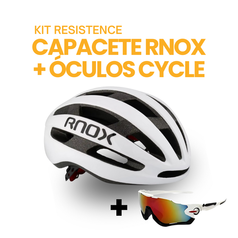 Kit Resistence™ - Capacete RNOX + Óculos Cycle | BIKE FRIDAY