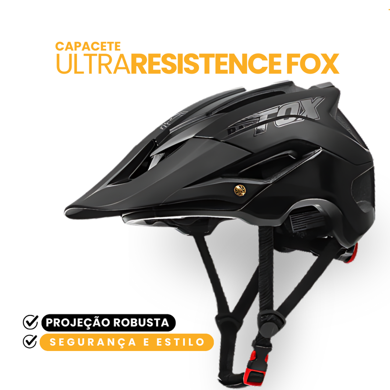 Capacete UltraResistence Fox + BRINDE BANDANA