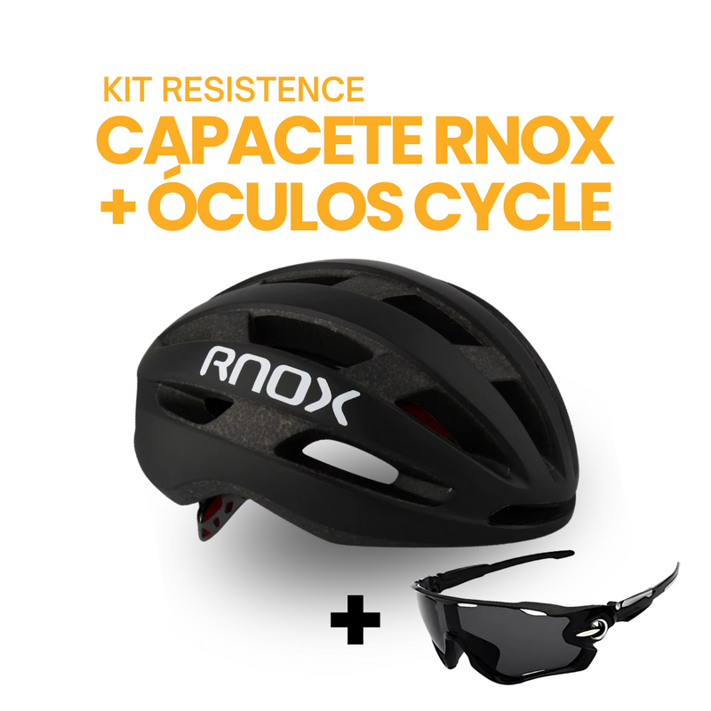 Kit Resistence™ - Capacete RNOX + Óculos Cycle | BIKE FRIDAY