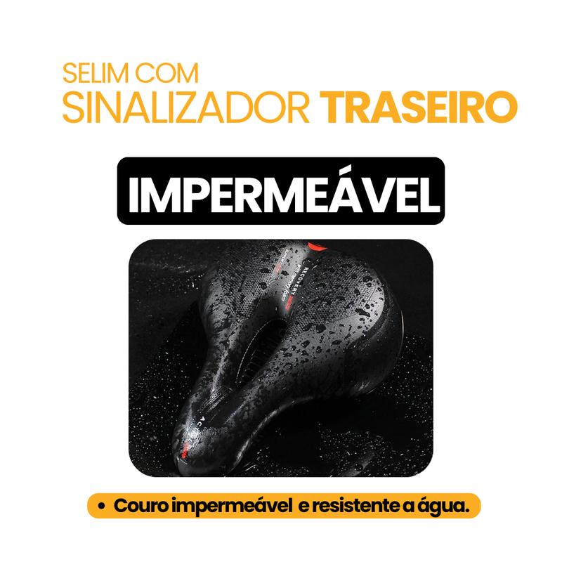 Selim com Sinalizador Traseiro