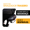 Selim com Sinalizador Traseiro | + BRINDE EXCLUSIVO
