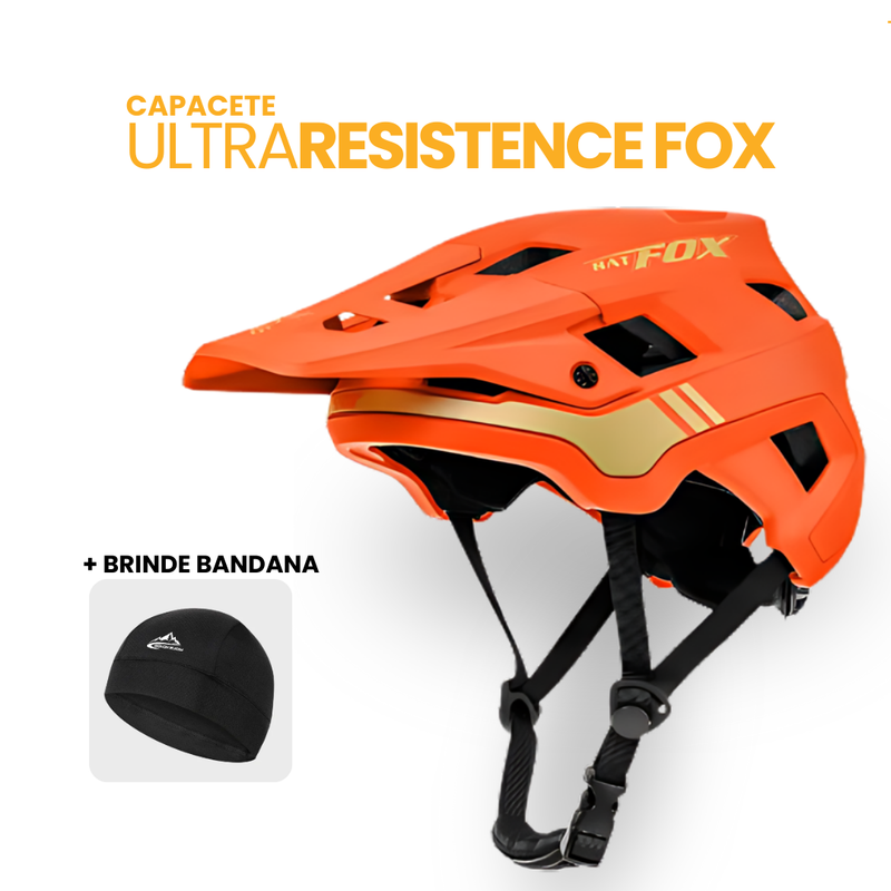 Capacete UltraResistence Fox + BRINDE BANDANA