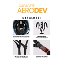 Capacete AeroDev + BRINDE ÓCULOS POLARIZADO