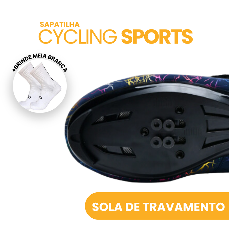 Sapatilha Cycling Sports | BRINDE MEIA GIRO