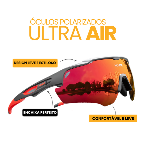 Óculos Polarizados UltraAir | Brinde Clips Lente de Grau