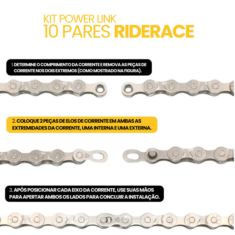 Kit Power Link 10 Pares Riderace