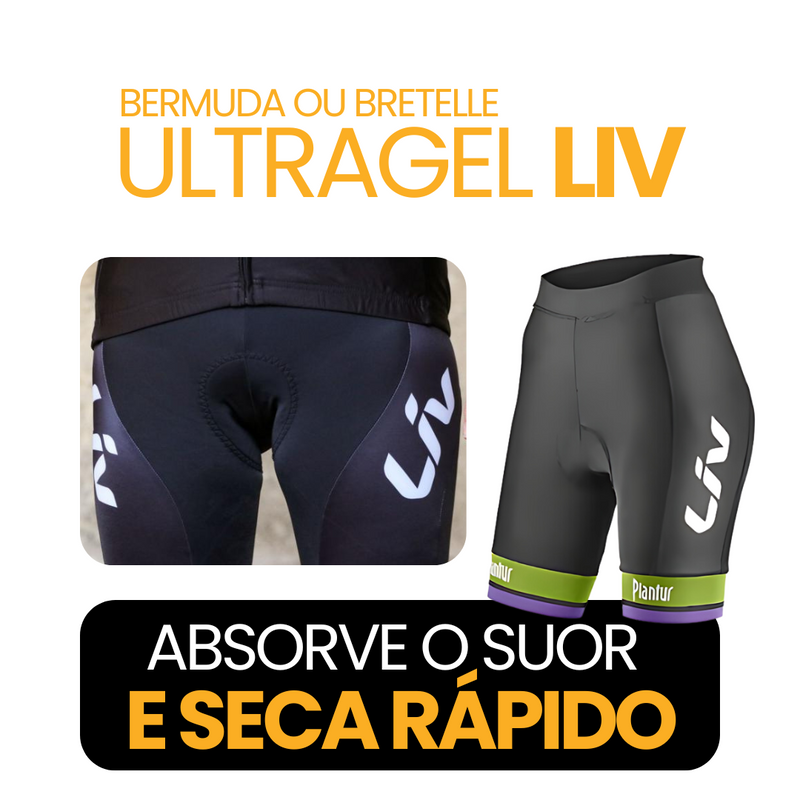 Bermuda ou Bretelle Feminino Ultragel LIV