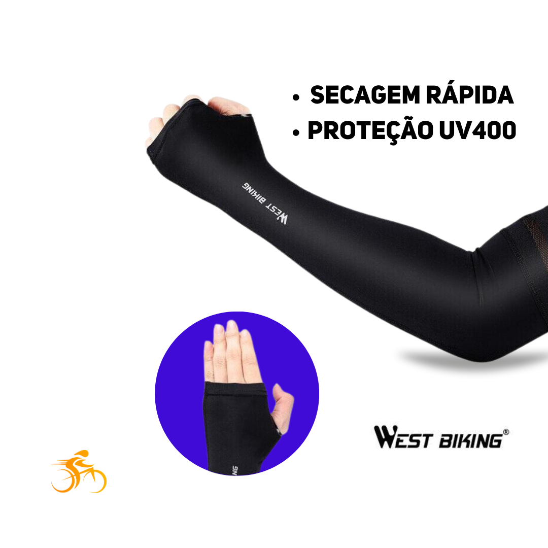 Manguito Proteção UV400 West Biking | + BRINDE EXCLUSIVO