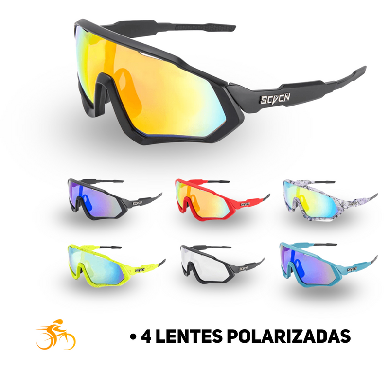 Kit Óculos Polarizado Cycle 4 Lentes™