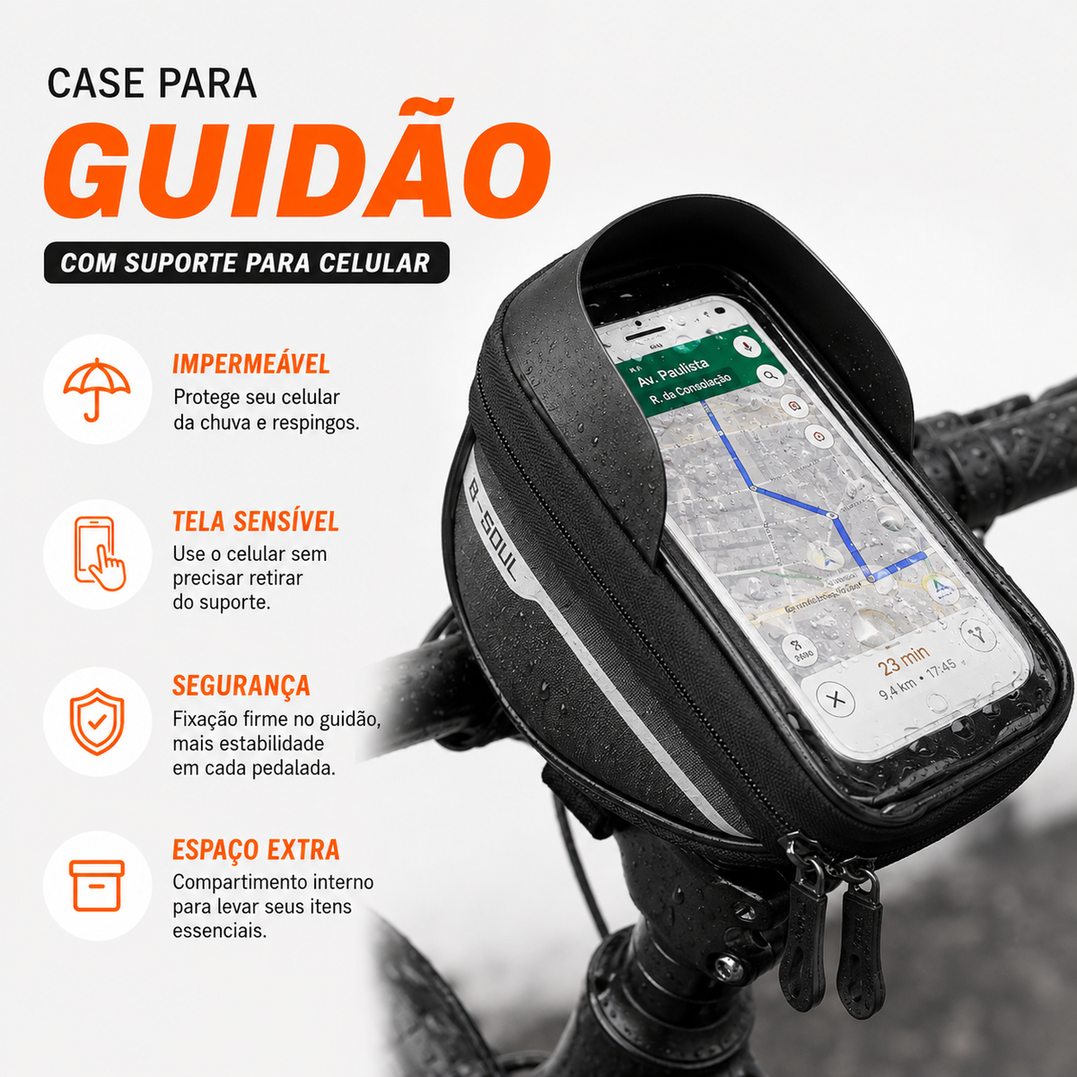 Combo Bag | Case Dianteira e Traseira + Sinalizador