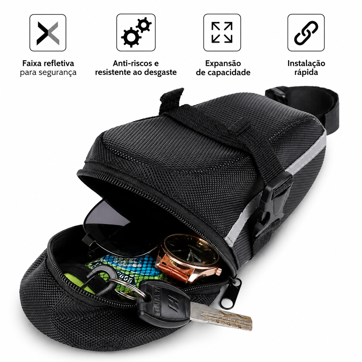 Combo Bag | Case Dianteira e Traseira + Sinalizador