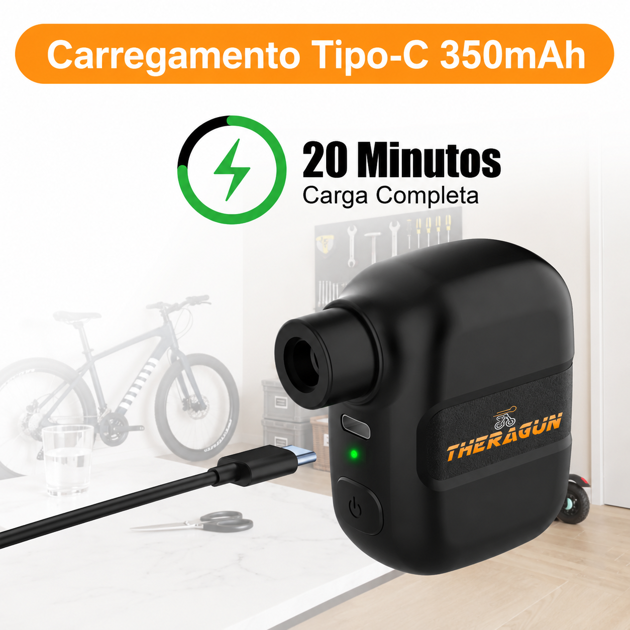 Minipump Theragun 100psi + Case de Transporte