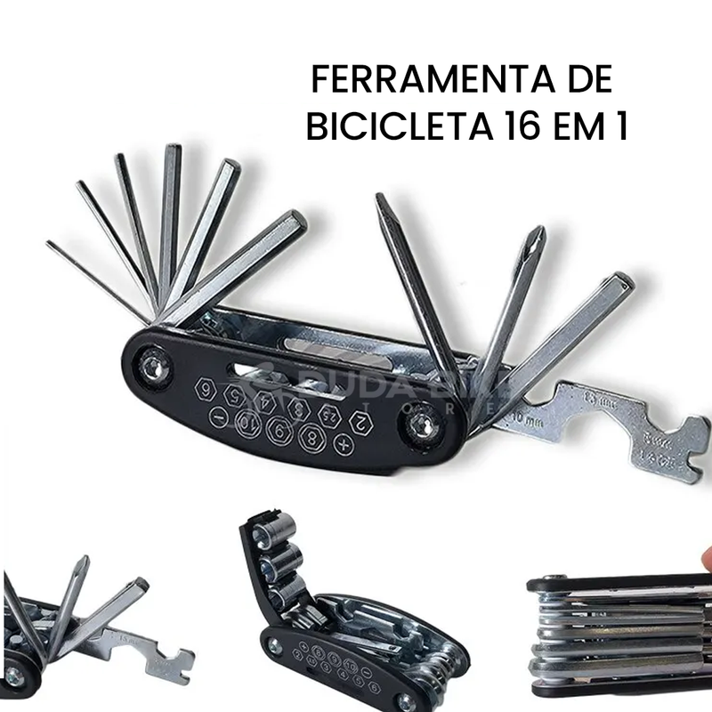 Ferramenta Portátil Cycle 16 em 1