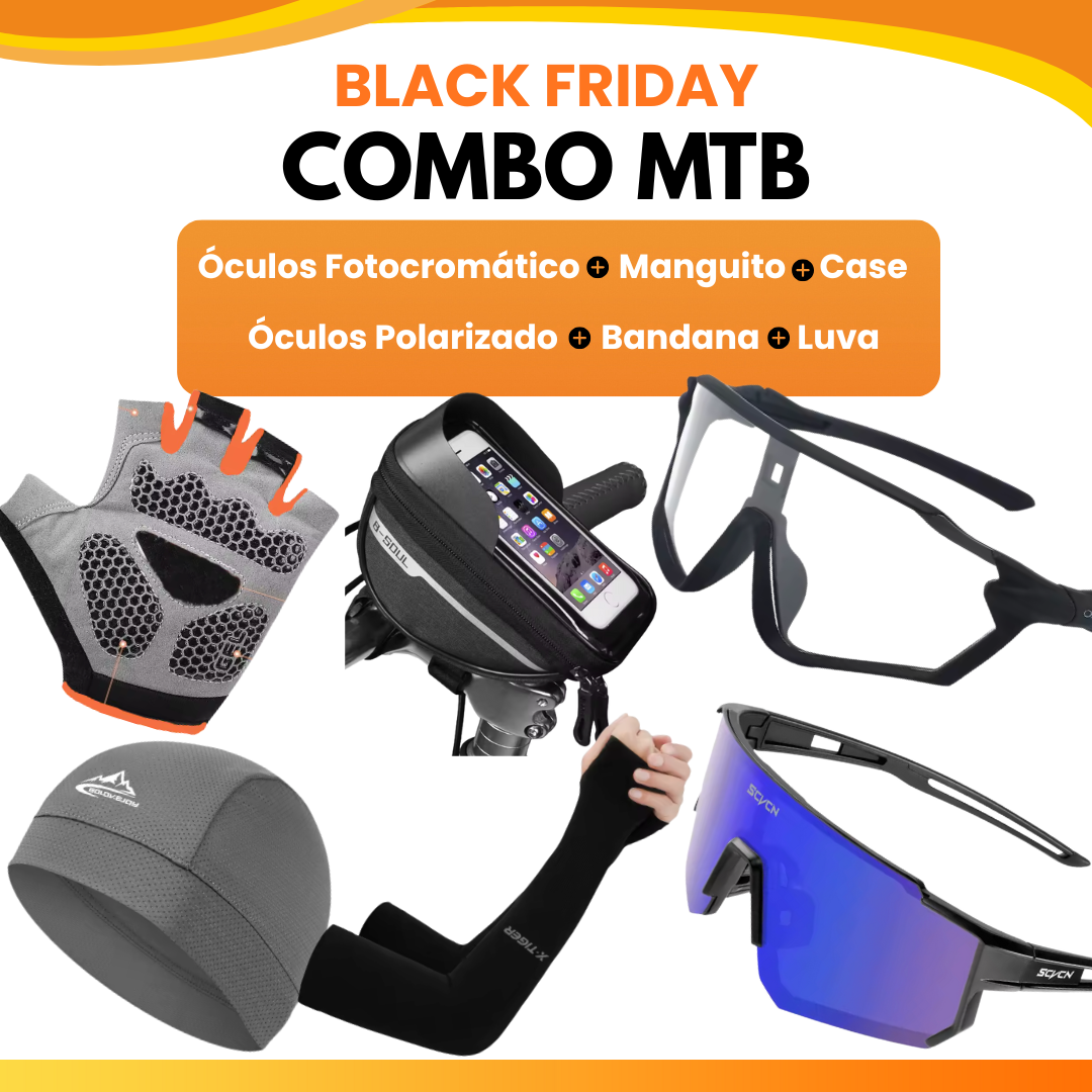 Combo MTB — 6 itens essenciais para sua pedalada