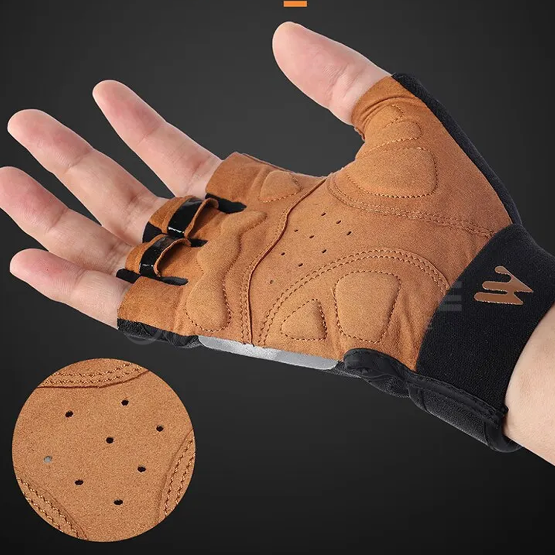 Luva Couro Ecológico West Biking | + BRINDE EXCLUSIVO