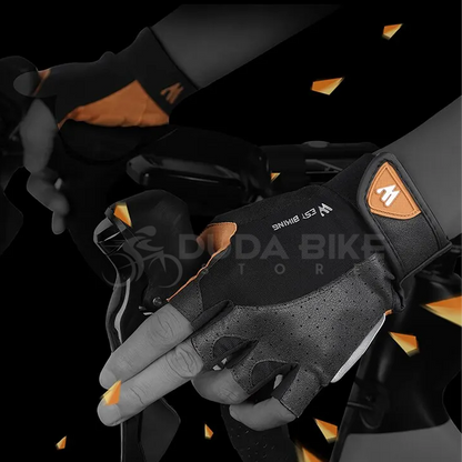 Luva Couro Ecológico West Biking | + BRINDE EXCLUSIVO