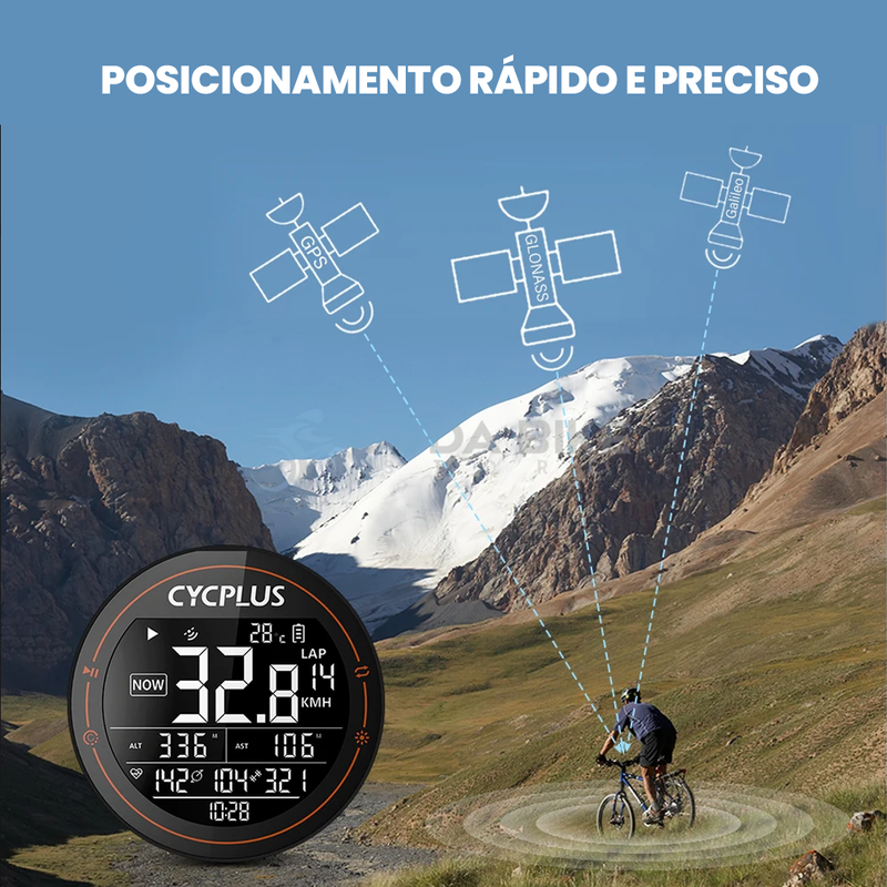 Odômetro Bluetooth e Wireless Cycplus