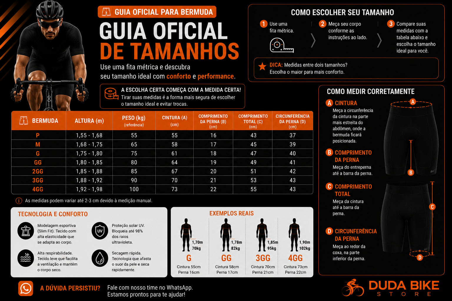 Bermuda Unissex 3 Bolsos ComfortBag + BRINDE OCULOS FOTOCROMÁTICO