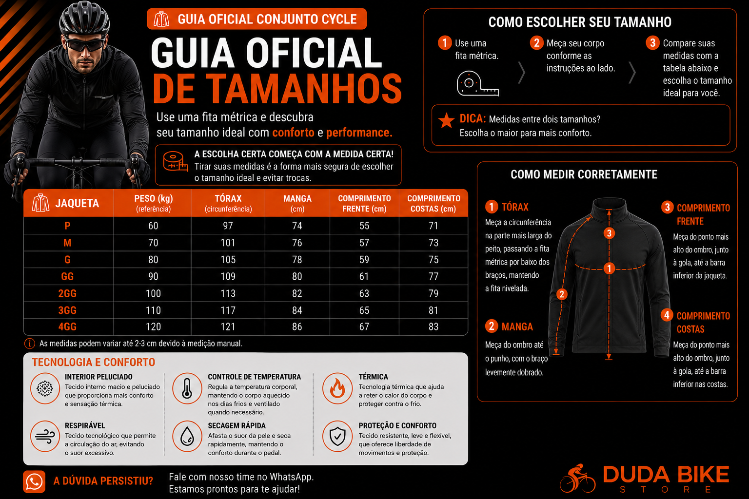 Conjunto Térmico CycleResistence™ | BRINDE LUVA THERMO