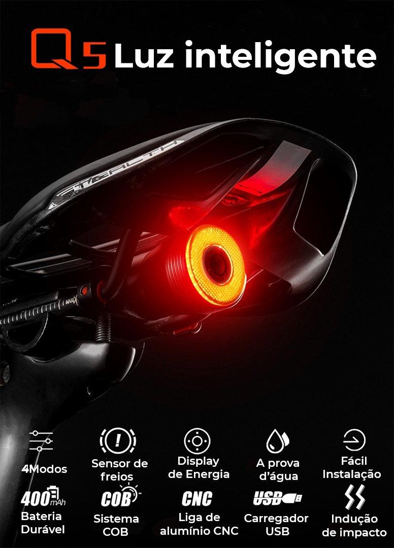 Lanterna Sensor de Movimento a Laser - Duda Bike Store