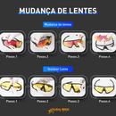 Kit Óculos Polarizado Cycle 4 Lentes™ - Duda Bike Store