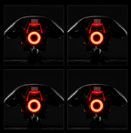 Lanterna Sensor de Movimento a Laser - Duda Bike Store