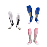 3 Pares | Azul Branco Rosa