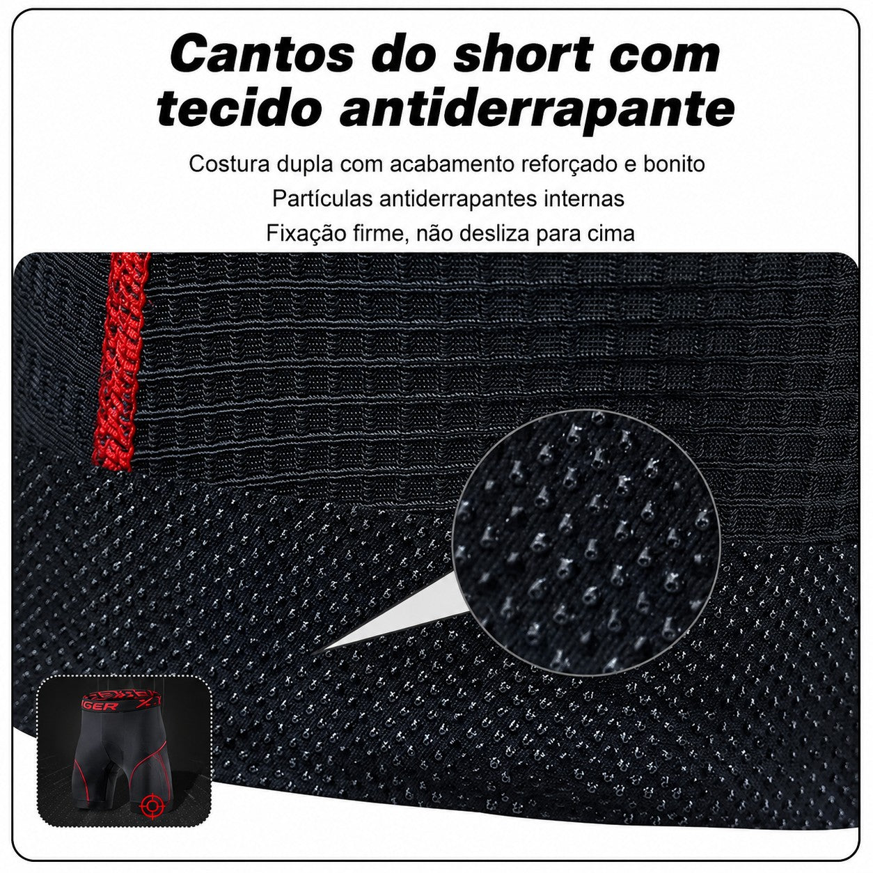 O gel espalha o peso