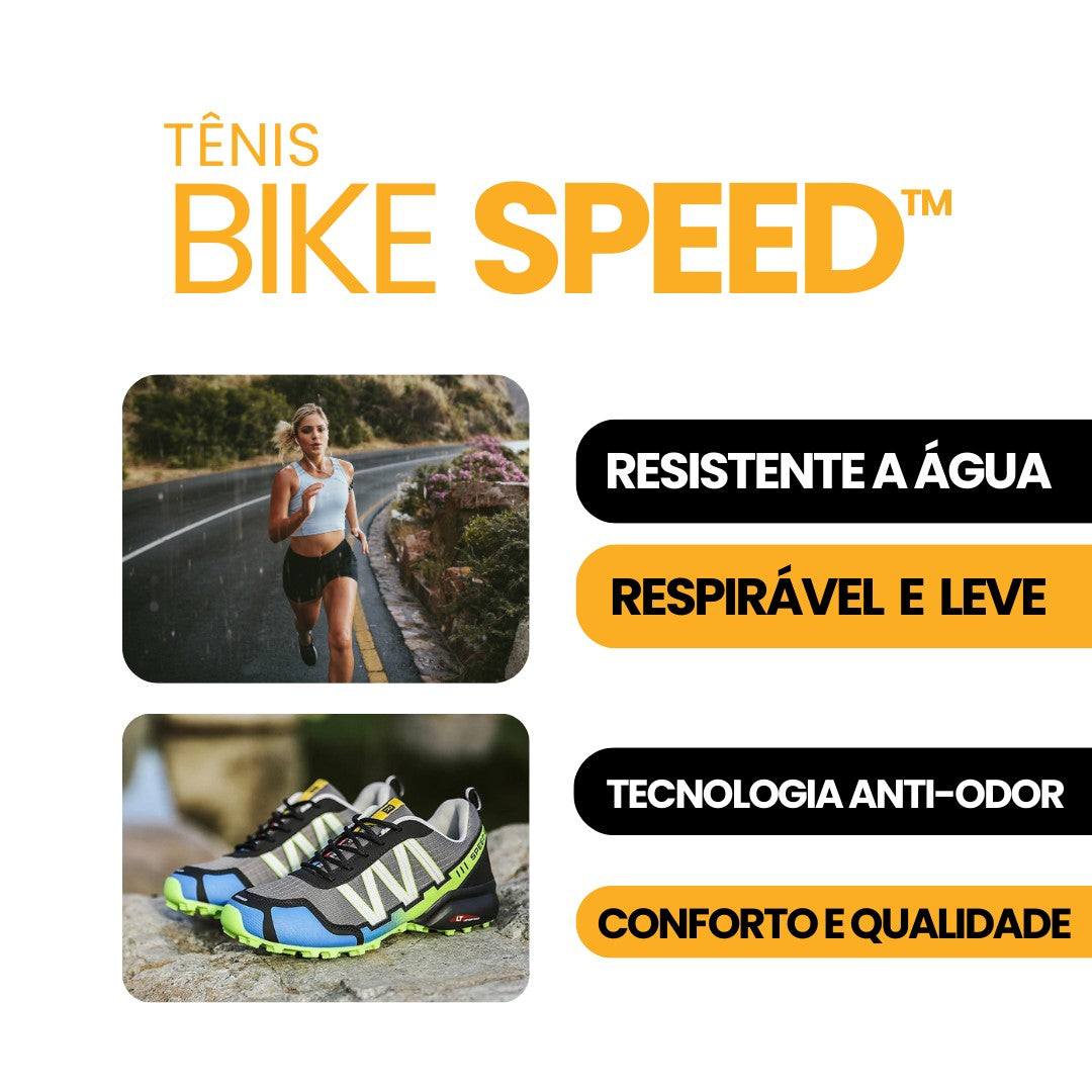 Tênis de ciclista que ninguém percebe.